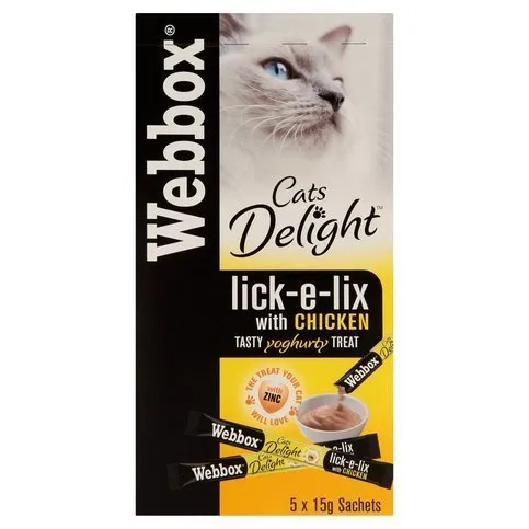 Webox Cat Lik Lix Chickn 15g - Cat Food