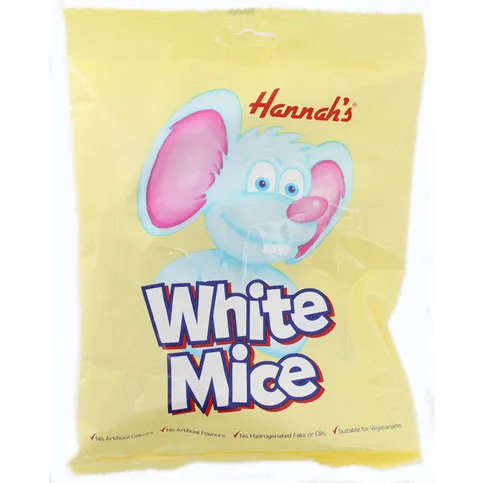 Hannah's White Chocolate Mice 250g