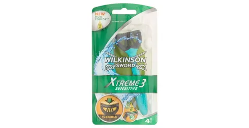 Wilkinson Sword Xtreme 3 Sensitive Comfort Men's Disposable Razors X4 (407600)