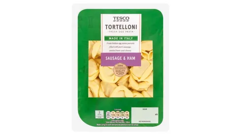 Tesco Sausage & Ham Tortelloni 300g