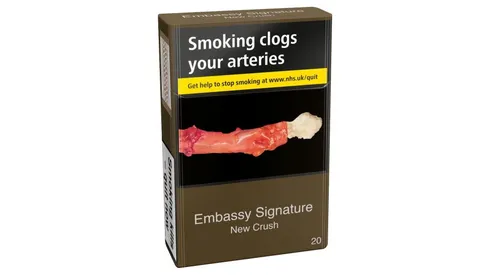 Embassy Sign New Crush KS King Size Cigarettes 20's