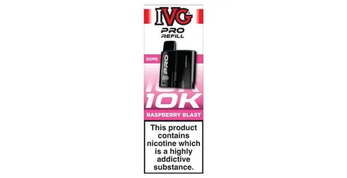 IVG Pro Pods Refills Raspberry Blast