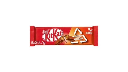 SAVE 80p: Kit Kat 2 Finger Orange 9 X 20.7g (186.3G) (400164)