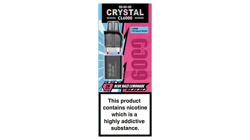 SKE Crystal CL6000 Pod Blue Razz Lemonade (409044)