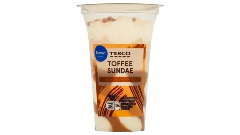 Tesco Toffee Sundae 125g