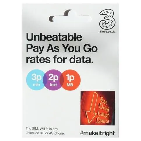 3 Sim Card