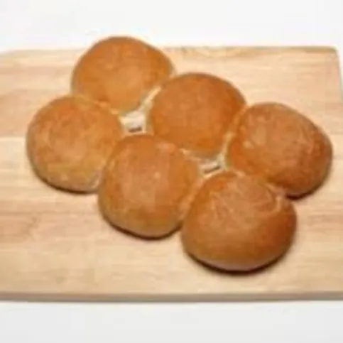 Akins 6 Brown Salad Baps