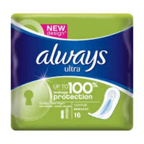 Always Ultra Normal Size 1 Sanitary Towels Pads x 16
