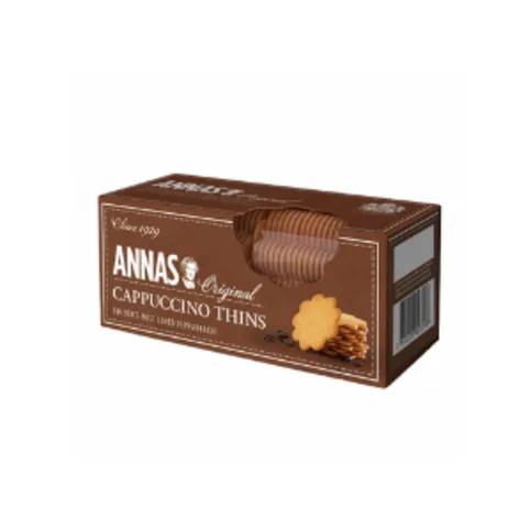 Annas Original Cappuccino Thins with Coffee Flavour 150g