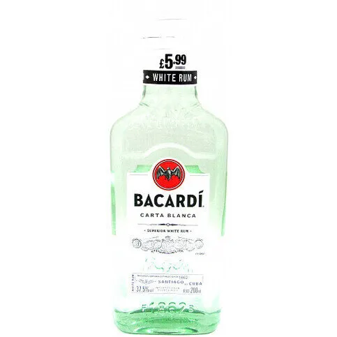 Bacardí Carta Blanca Rum 20cl