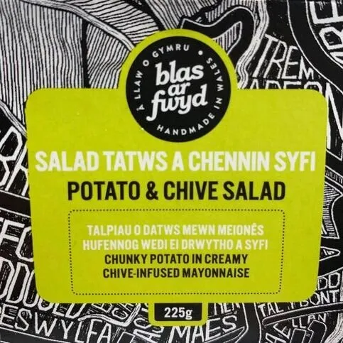 Blas Ar Fwyd Potato Chive Salad 225g