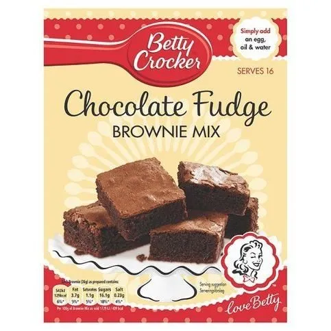 Betty Crocker Chocolate Fudge Brownie Mix 415g