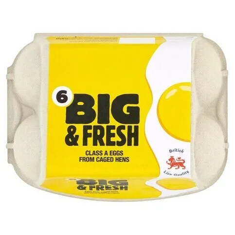 Big & Fresh Eggs 6 Pack