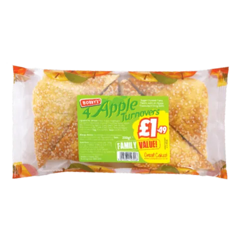 Bobby's Apple Turnovers 4 Pack