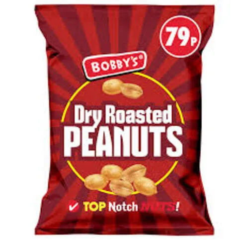 Bobby's Dry Roasted Peanuts 80g