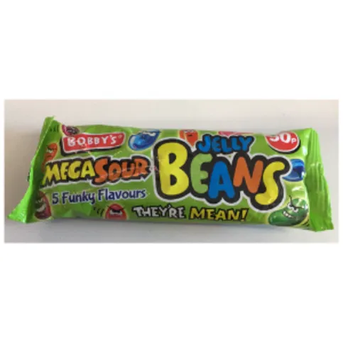Bobby's Mega Sour Jelly Beans 45g