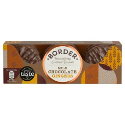 Border Milk Chocolate Gingers 150g
