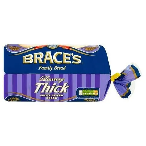 Braces Luxury Thick Sliced White Bread