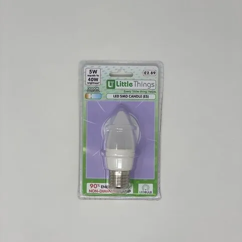 CANDLE LED-S (ES) 52 (3000K) PM£2.89 (E175)