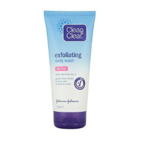 Johnsons Clean N Clear Exfoliating Daily Wash 150ml