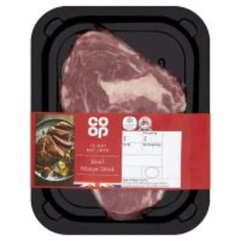 Co-op British Ribeye Steak 227g