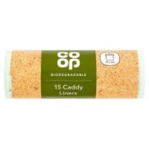 Co-op 15 Biodegradable Caddy Liners 10 L