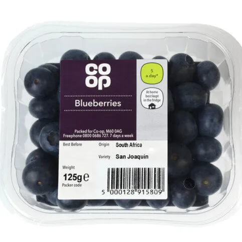 Co Op Blueberry Punnet 1s
