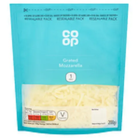 Co-op British Grated Mozzarella 200g