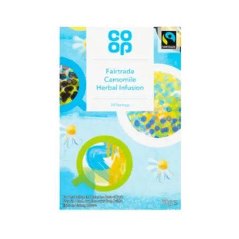 Co-op Fairtrade Camomile Infusion 20 Bags 30g