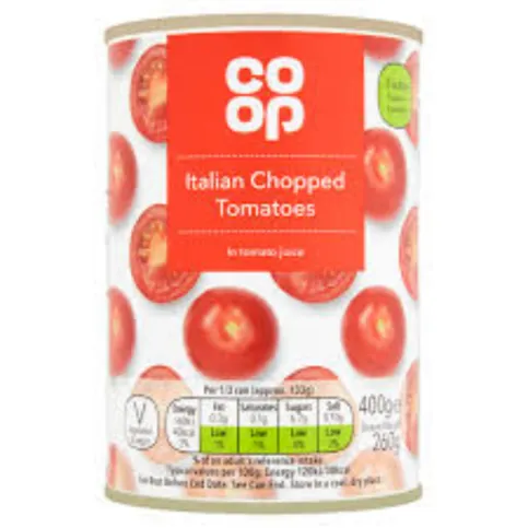 Сo-ор Italian Chopped Tomatoes in Tomato Juice 400g