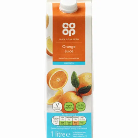 Co-op Orange Juice Smooth 1L