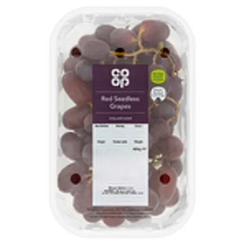 Co-op Seedless Red Grapes 450g