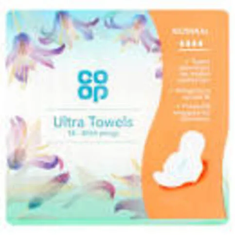 Co-op 14 Ultra Towels with Wings Normal