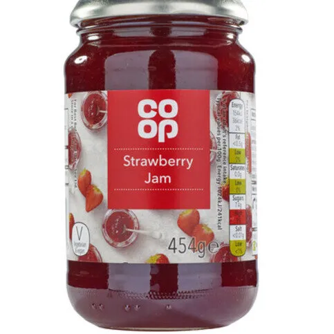 Co Op Strawberry Jam 454g