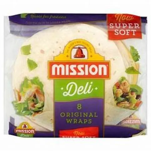 Mission Deli 6 Original Wraps 367g