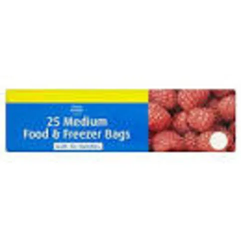 Happy Shopper Medium Food/Freezer 25 Pack