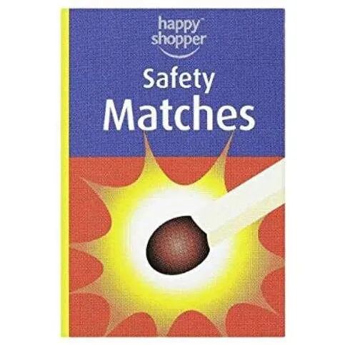Happy Shopper Safety Matches