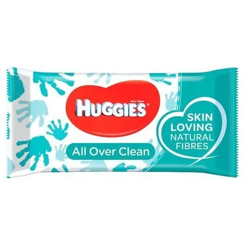 Huggies All Over Clean Baby Wipes - 1 pack of 56 Wipes