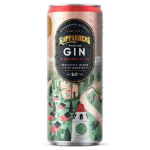 Kopparberg Strawb Lime Gin & Lemonade 250ml