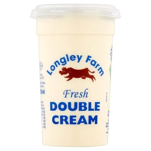 Longley Farm Fresh Double Cream 250ml