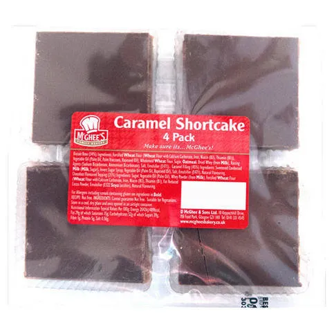 McGhees White Caramel Shortcake