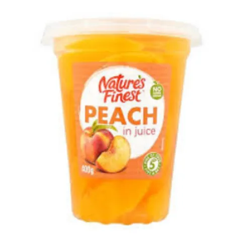 Natures Finest Peach Slices In Juice 400g