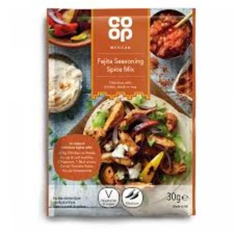 Co-op Mexican Fajita Seasoning Spice Mix 30g