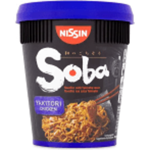 Nissin Soba Yakitori Chicken Noodles with Yakisoba Sauce 89g