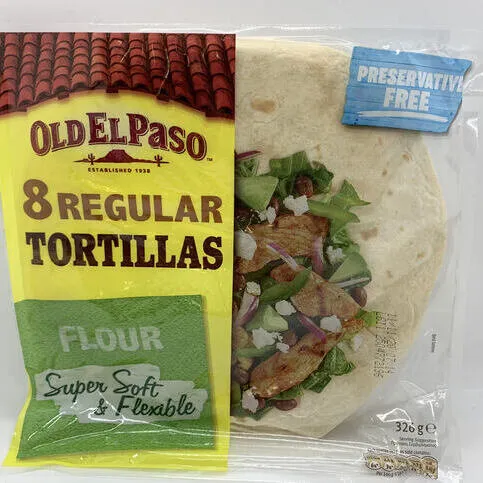 Old El Paso Regular Tortillas 8 Pack