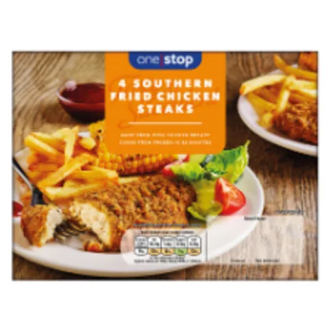 One Stop Southern Fried Chicken Steaks 4 Pack