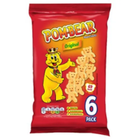 Pom Bear Original Snacks 6-pk
