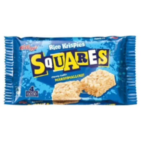 Kellogg's Rice Krispies Squares Marshmallow Snack Bars 4 x 28g