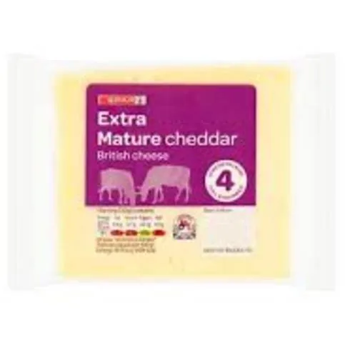 Spar Extra Mature Cheddar British Cheese 200g