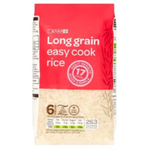 Spar Long Grain Easy Cook Rice 500g